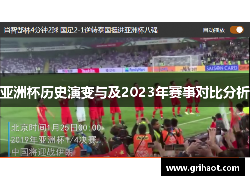 亚洲杯历史演变与及2023年赛事对比分析
